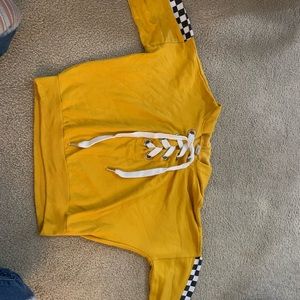 Cropped hoodie/shirt